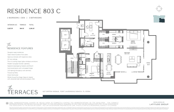 The Terraces Fort Lauderdale — Residence 803 C