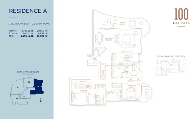 100 Las Olas — Residence A