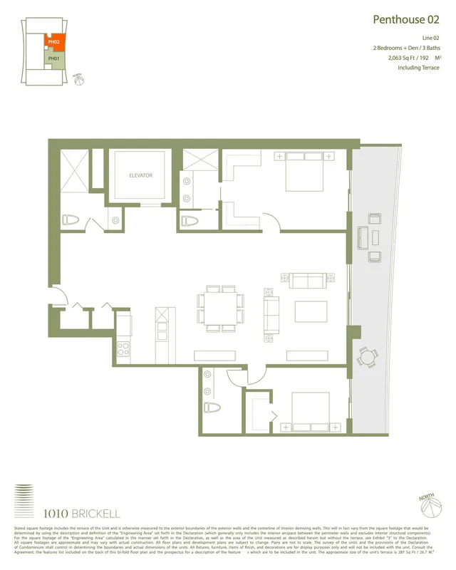 1010 Brickell — Penthouse 2