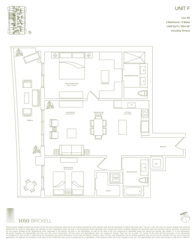 1010 Brickell — Unit F