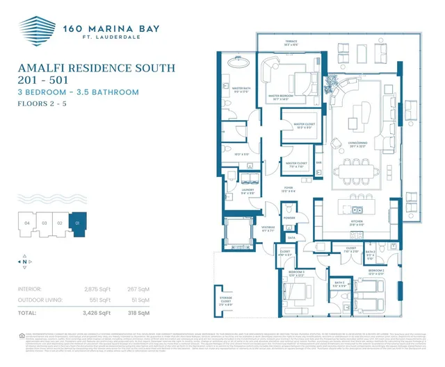 160 Marina Bay Fort Lauderdale — Amalfi South
