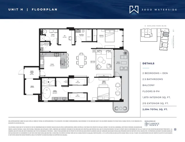 3000 Waterside Fort Lauderdale — Unit H