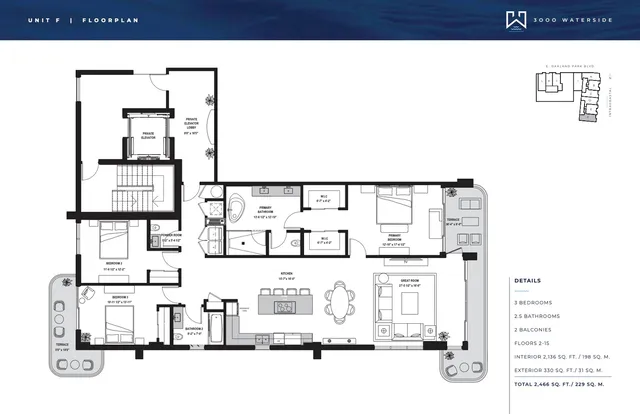 3000 Waterside Fort Lauderdale — Unit F