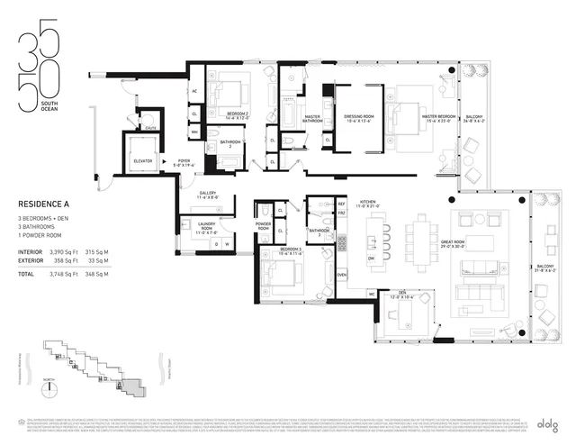 3550 South Ocean Palm Beach — Residence A
