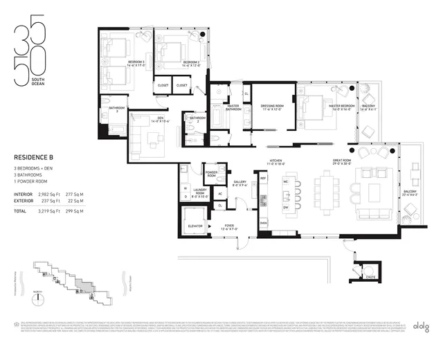 3550 South Ocean Palm Beach — Residence B
