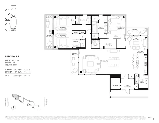 3550 South Ocean Palm Beach — Residence E