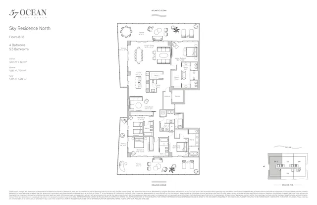 57 Ocean Miami Beach — Sky Residence North
