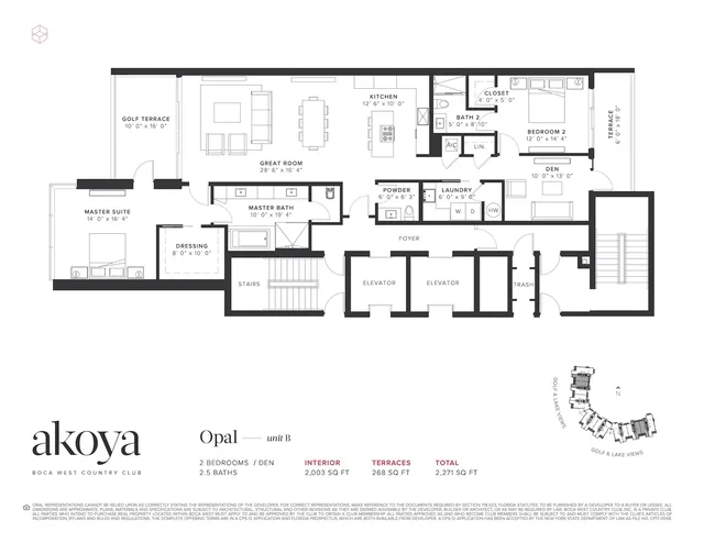 Akoya at Boca West — Opal