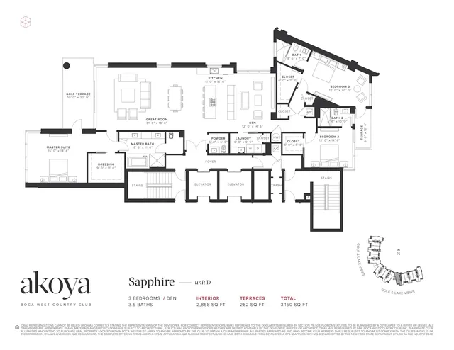Akoya at Boca West — Sapphire