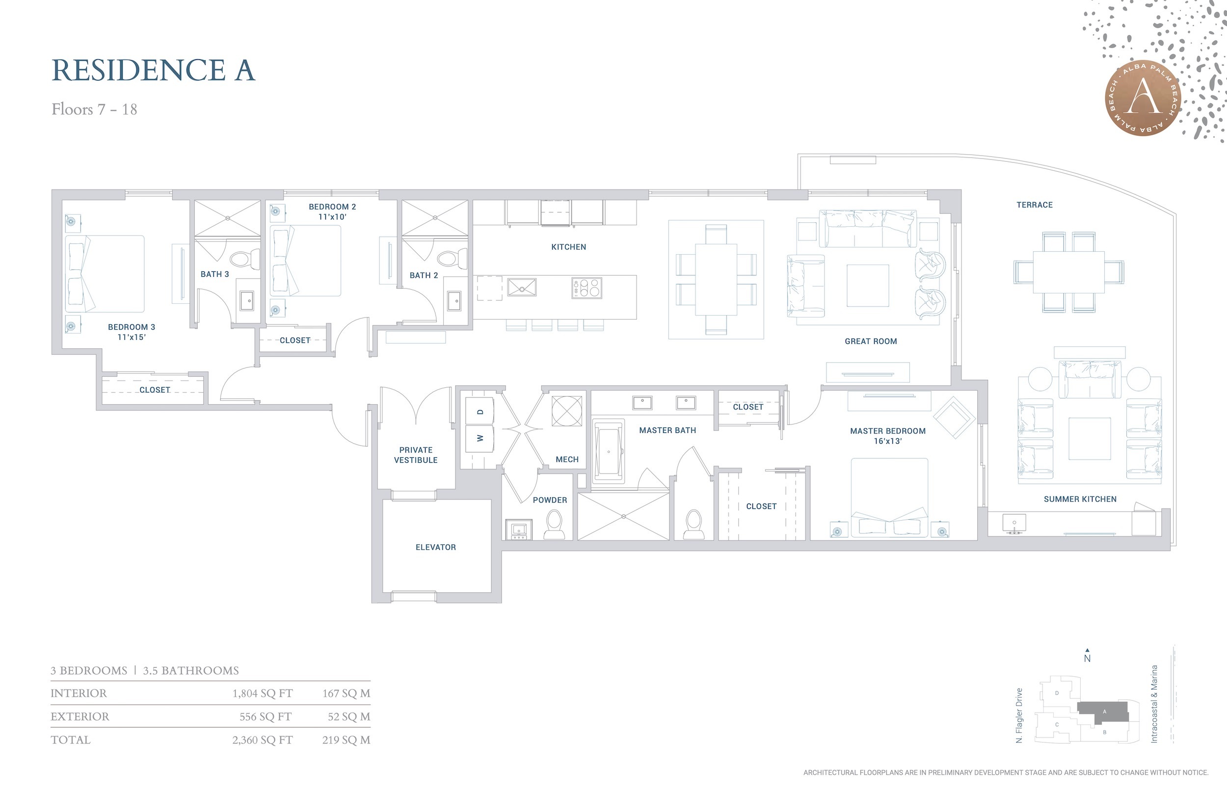 Alba Palm Beach — Residence A