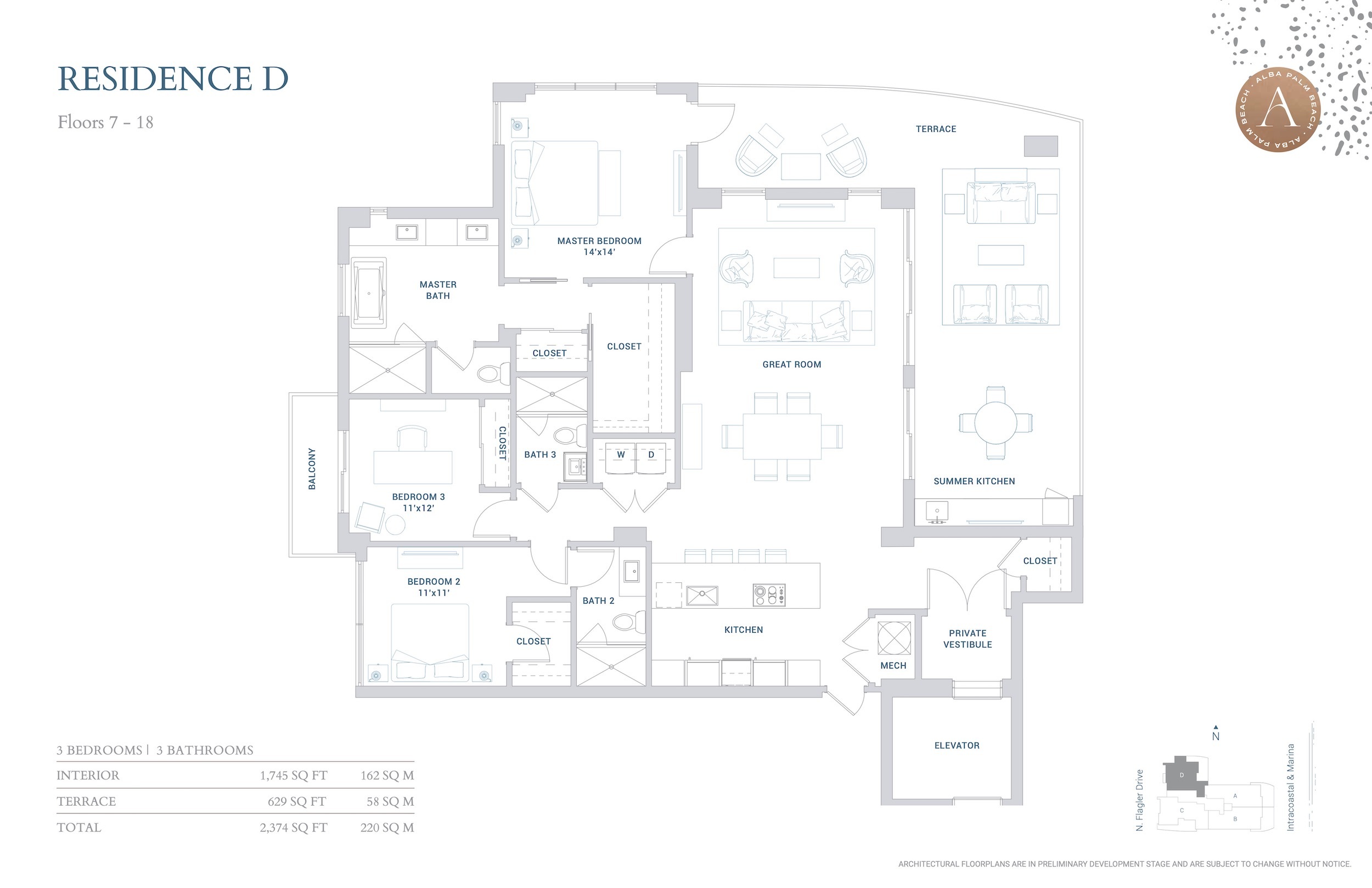 Alba Palm Beach — Residence D