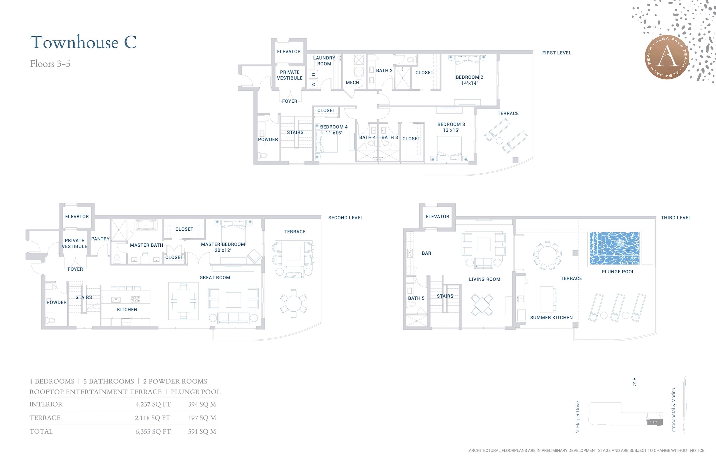 Alba Palm Beach — Townhouse C
