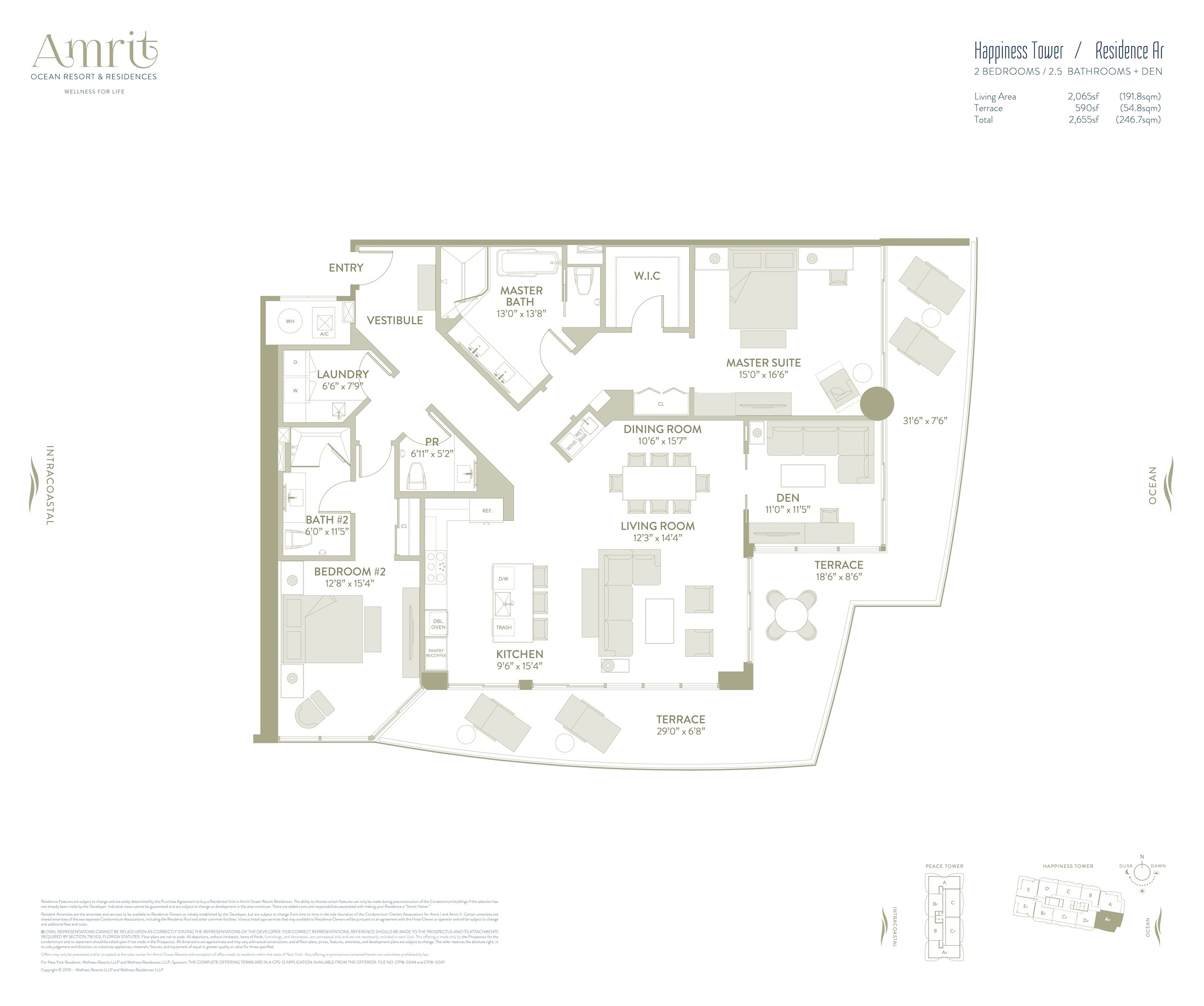 Amrit Ocean Resort & Residences — Happiness Tower Residence Ar