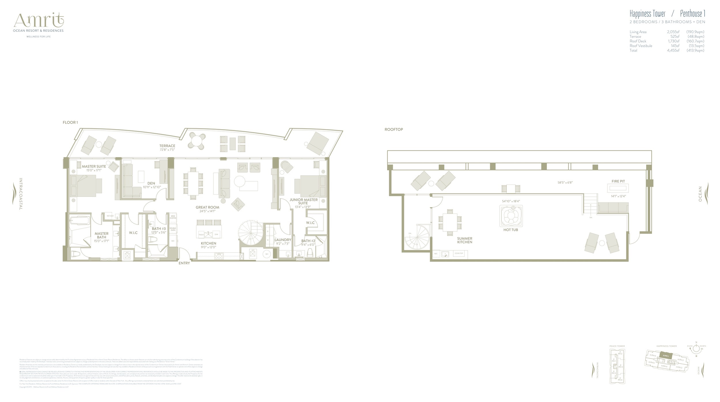 Amrit Ocean Resort & Residences — Happiness Tower Penthouse 1