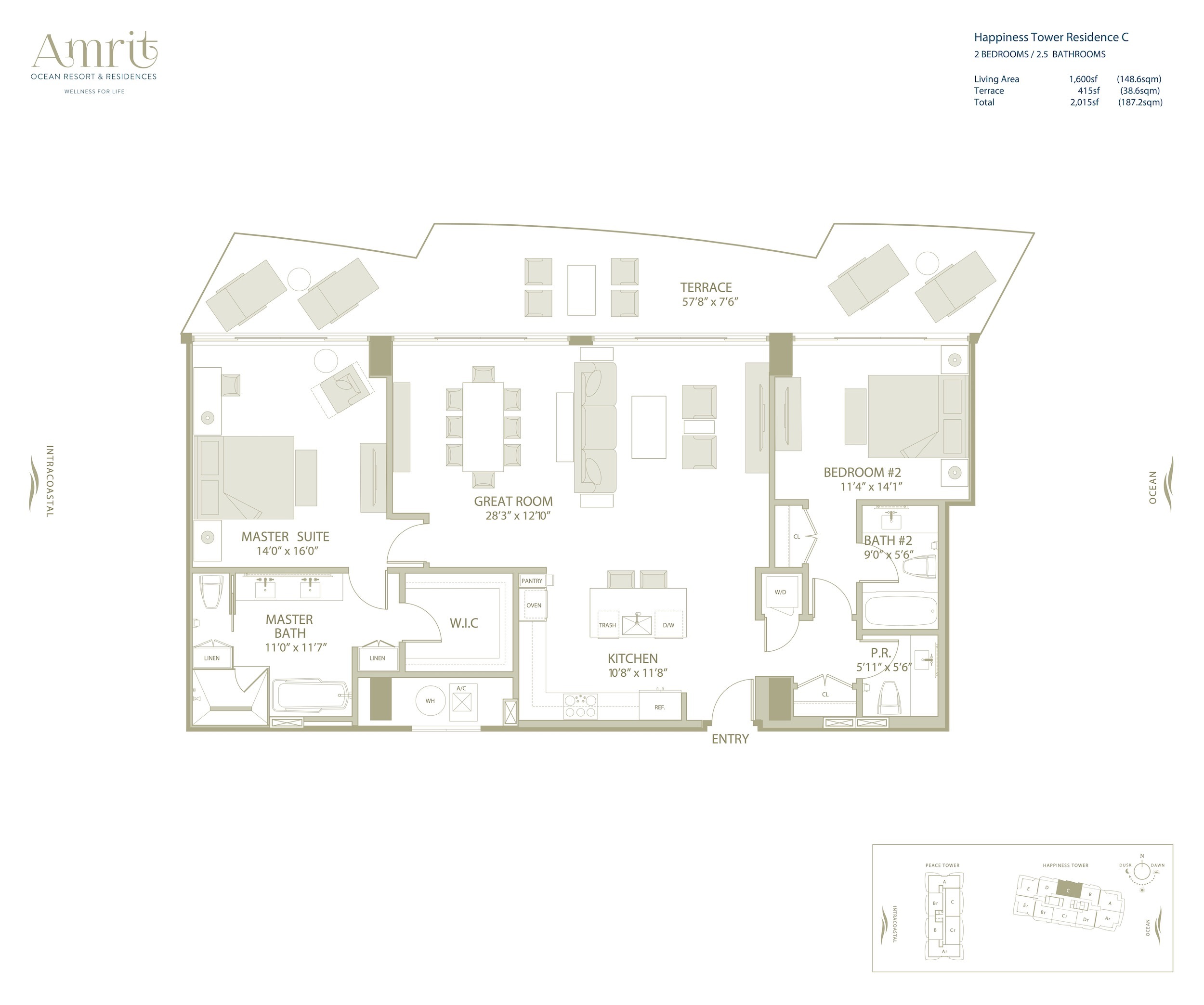 Amrit Ocean Resort & Residences — Happiness Tower Residence C