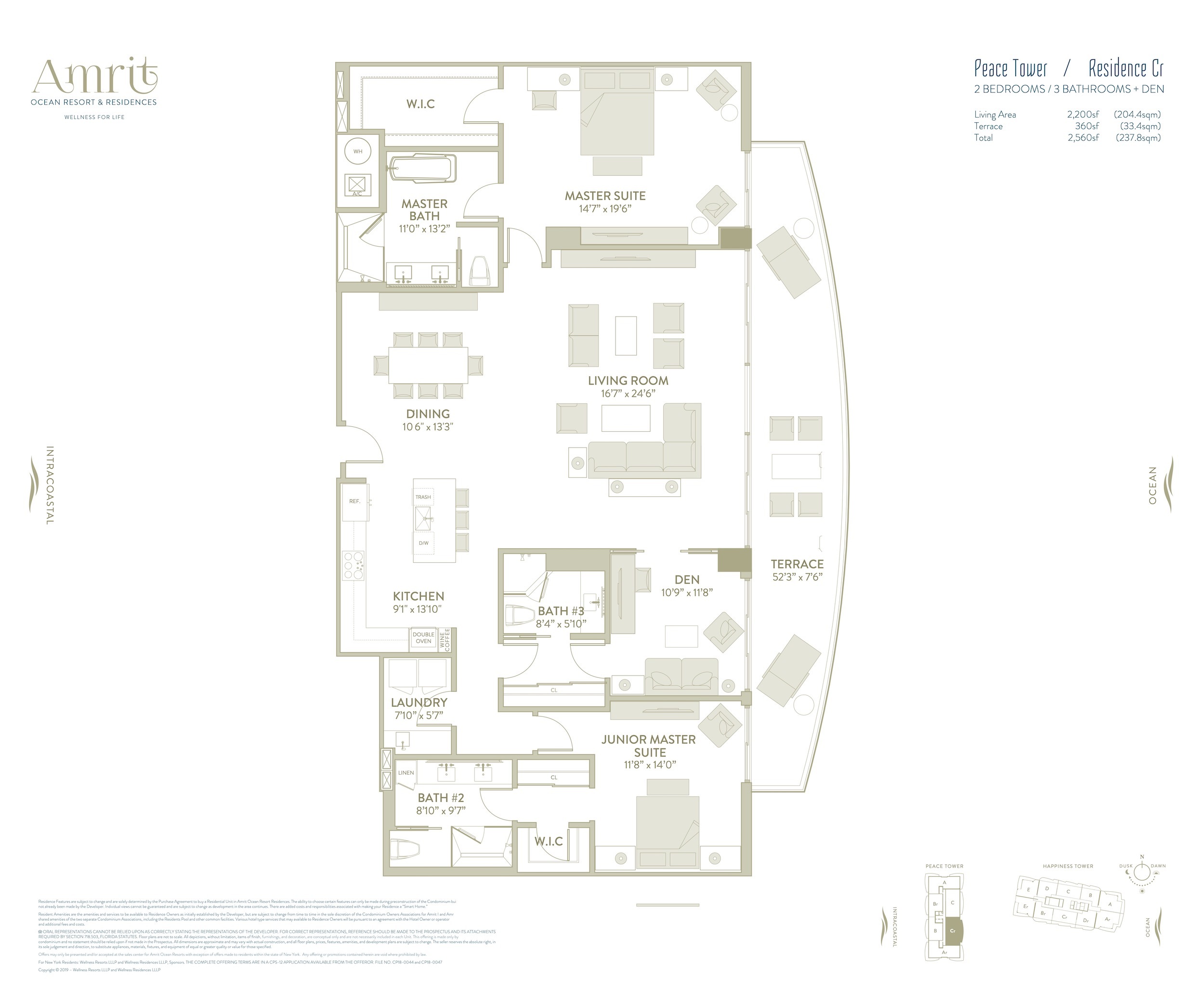 Amrit Ocean Resort & Residences — Peace Tower Residence Cr