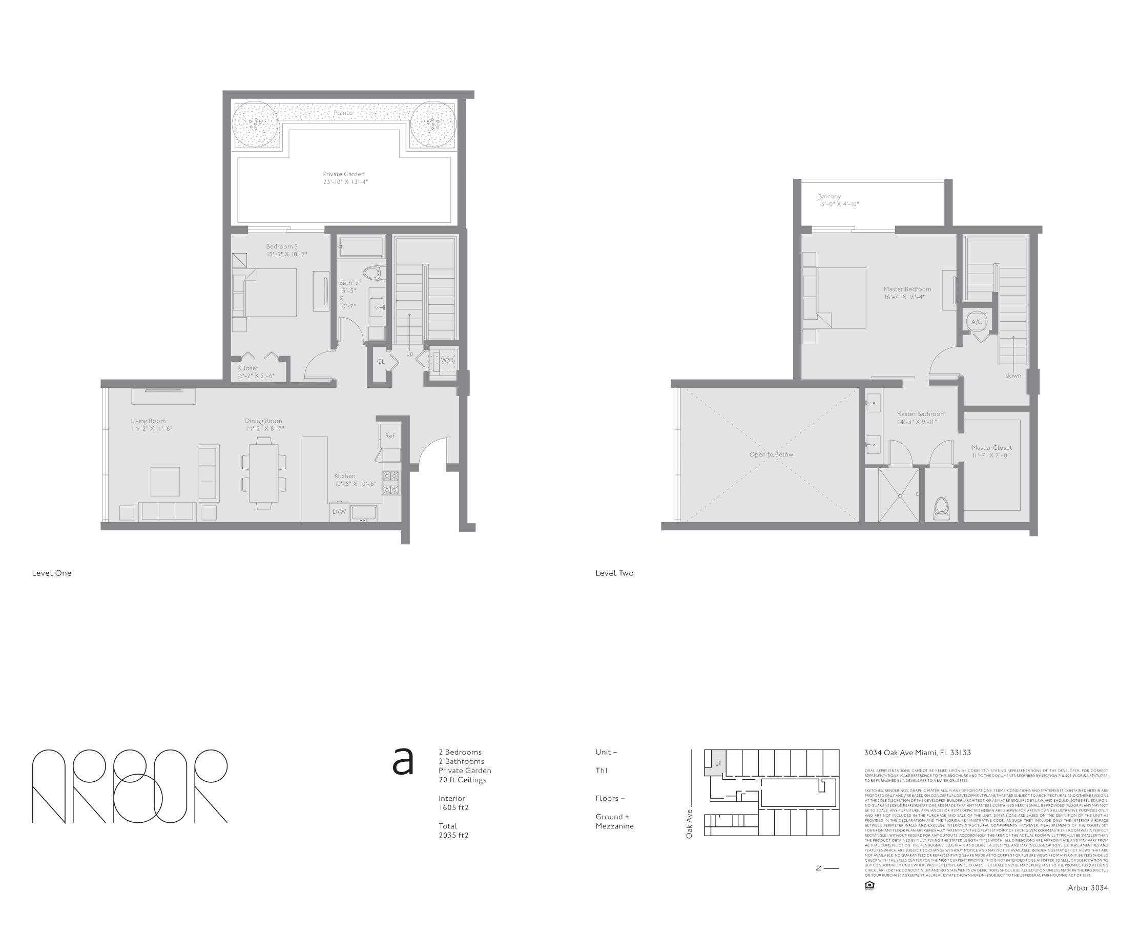 Arbor Coconut Grove — Plan A