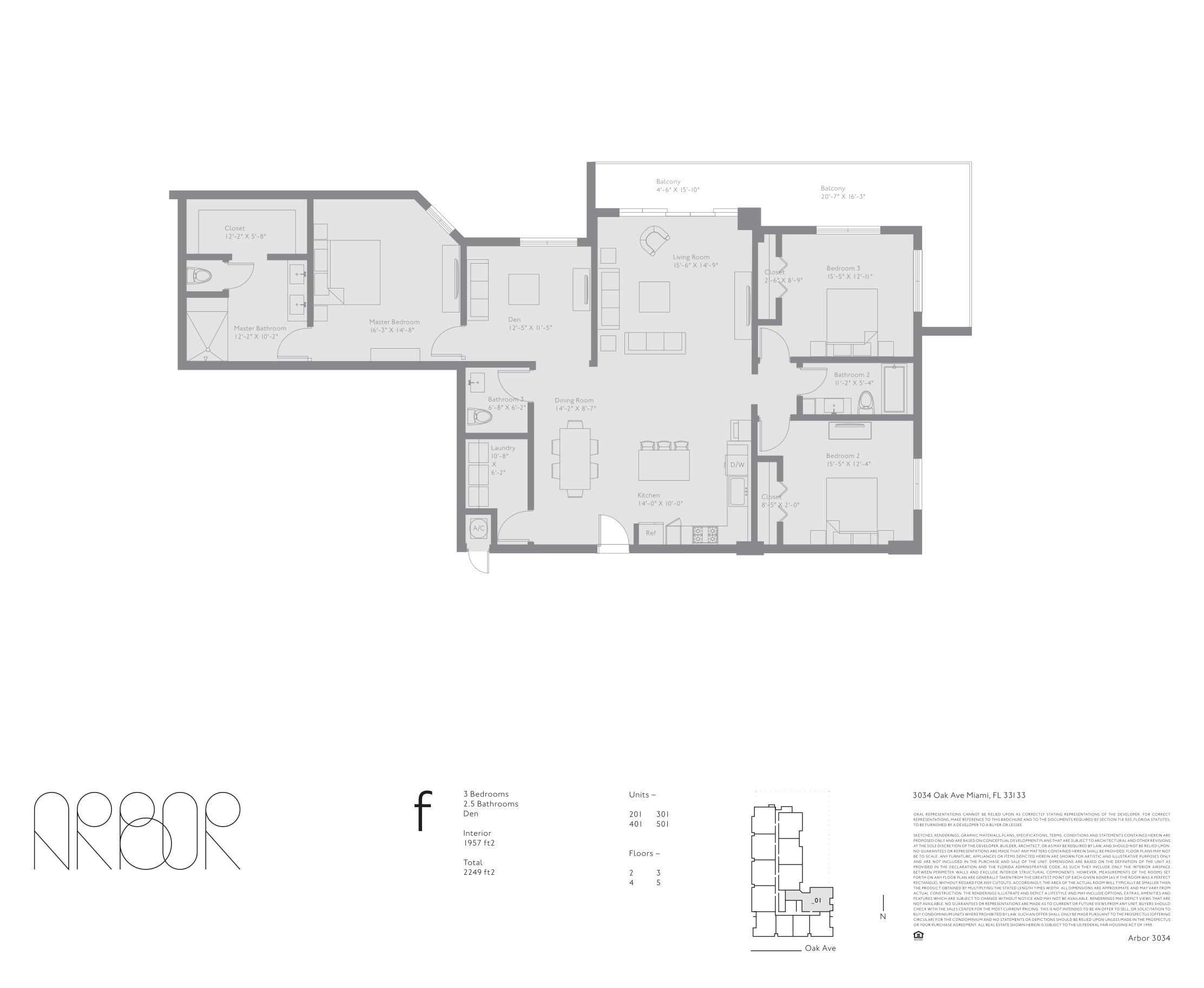 Arbor Coconut Grove — Plan F