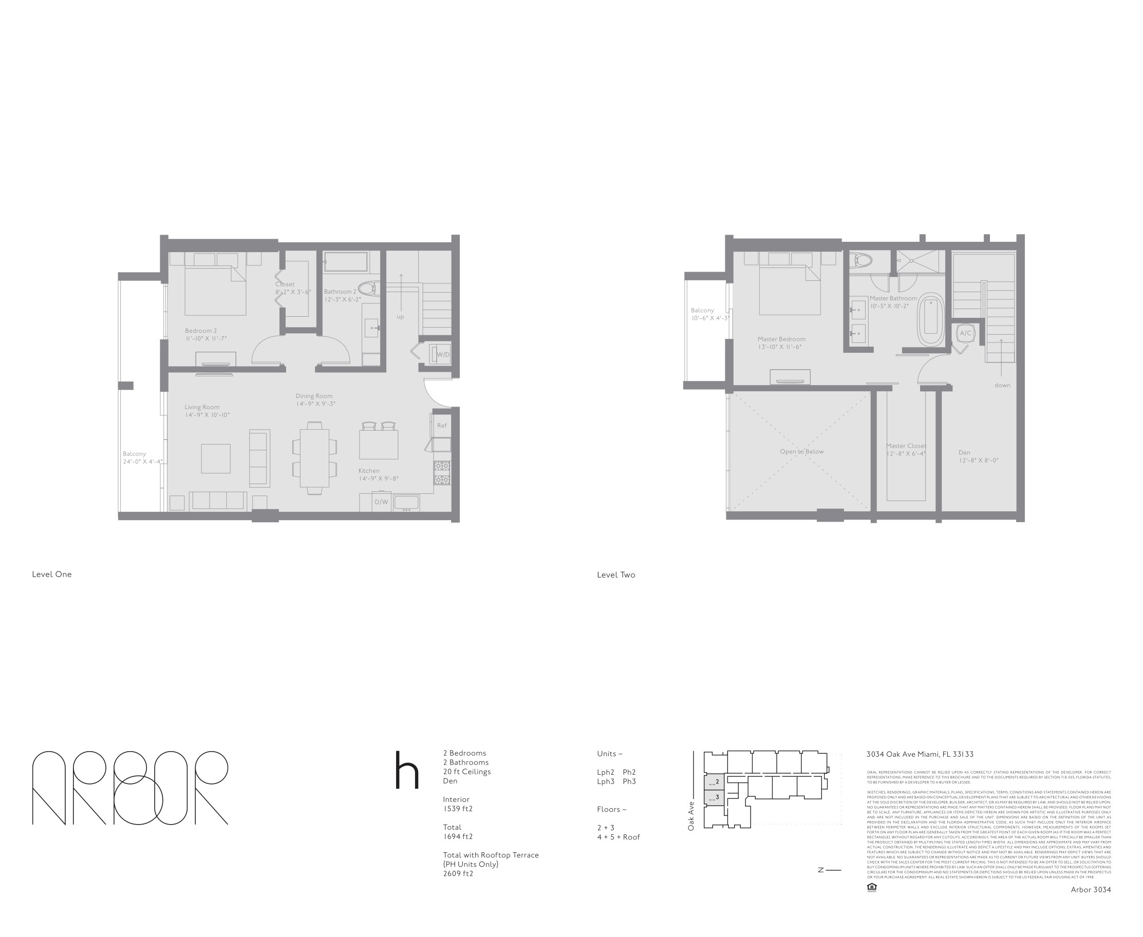 Arbor Coconut Grove — Plan H