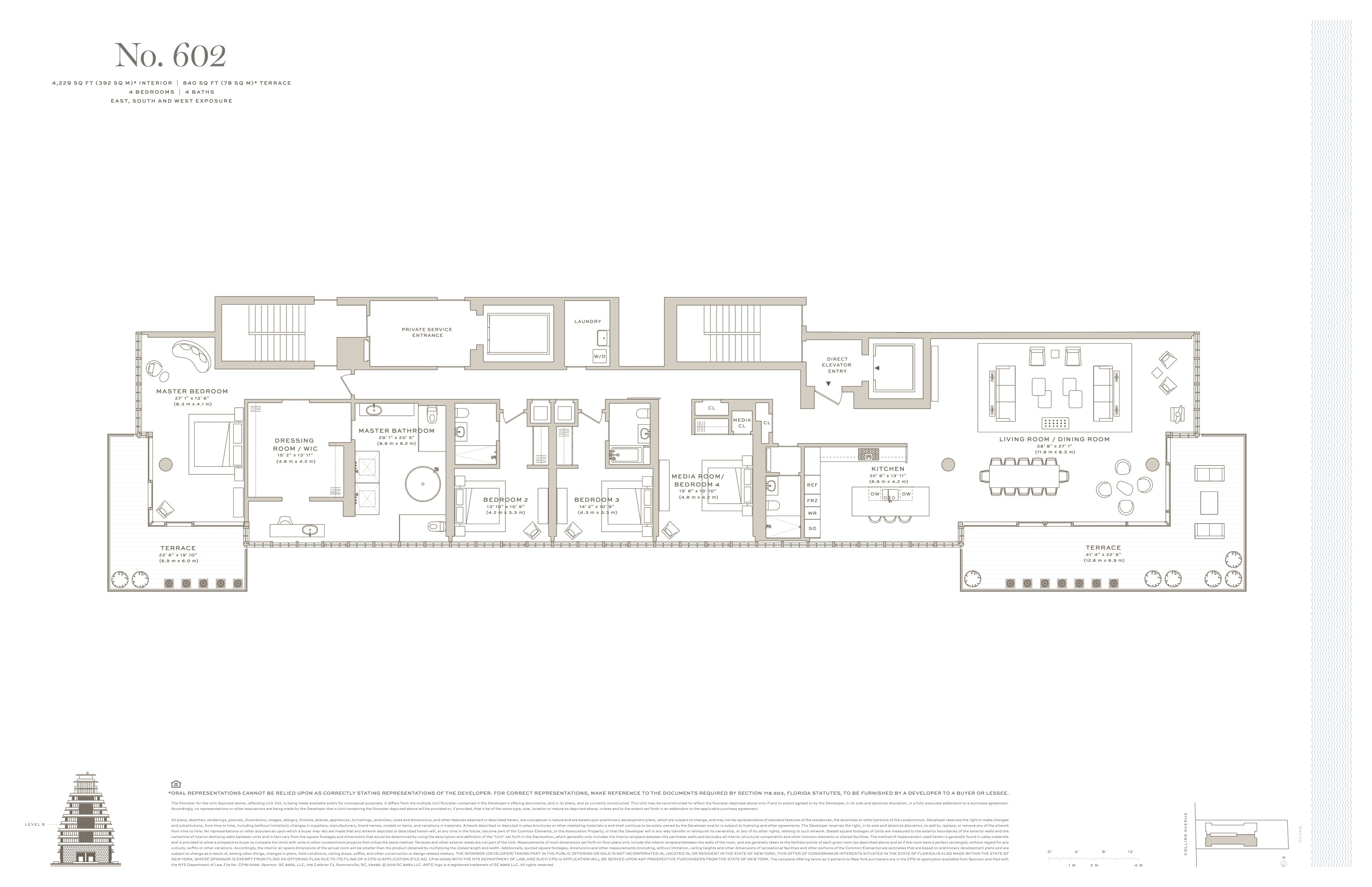 Arte Surfside Residences — No 602