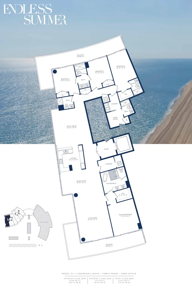 Auberge Beach Residences — Model AS
