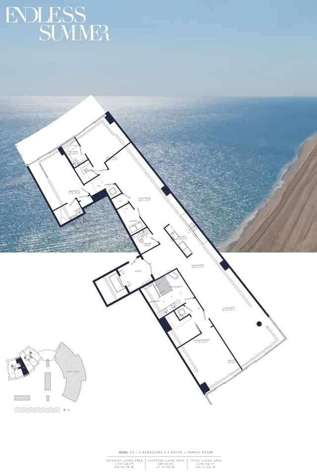 Auberge Beach Residences — Model CS
