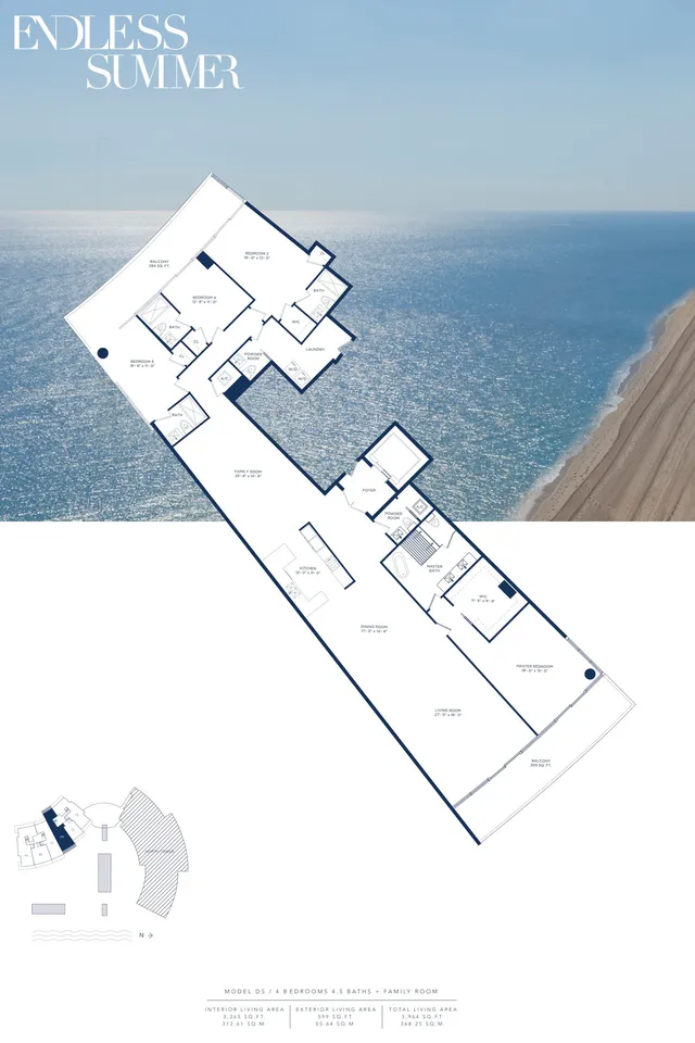 Auberge Beach Residences — Model DS