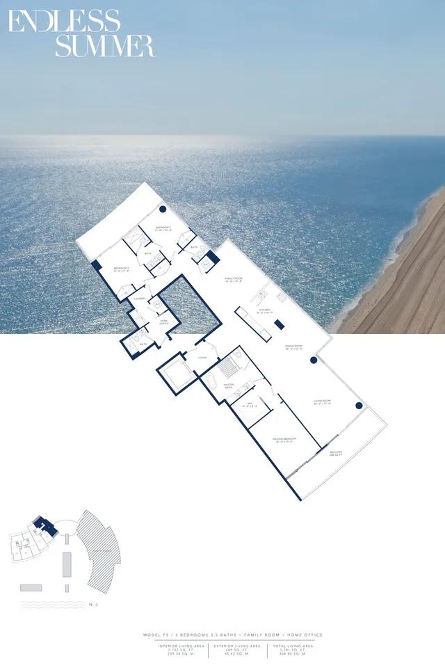 Auberge Beach Residences — Model FS