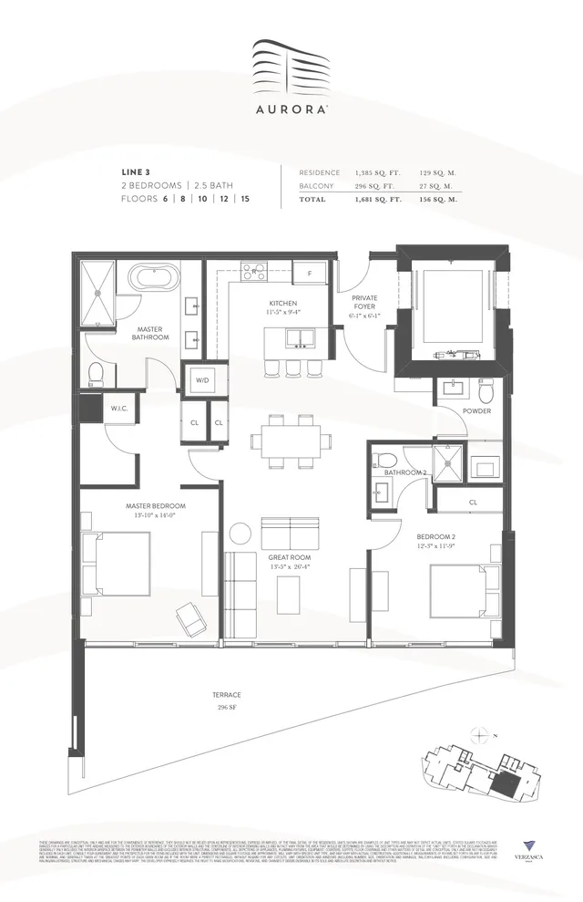 Aurora Sunny Isles Beach — Line 3