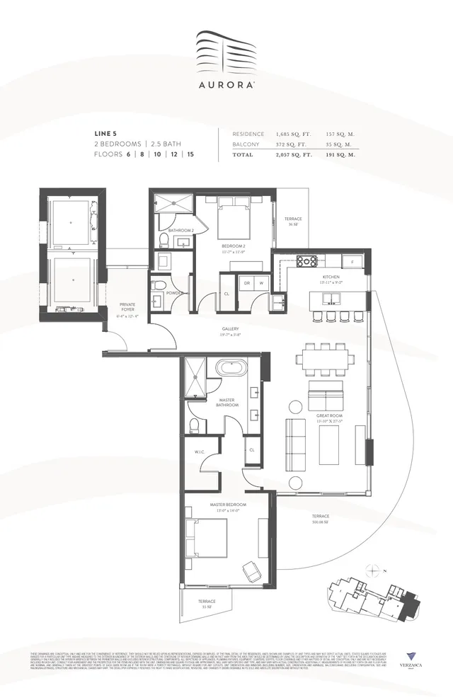 Aurora Sunny Isles Beach — Line 5