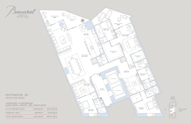 Baccarat Residences Brickell — Penthouse 02