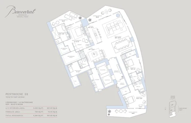 Baccarat Residences Brickell — Penthouse 03