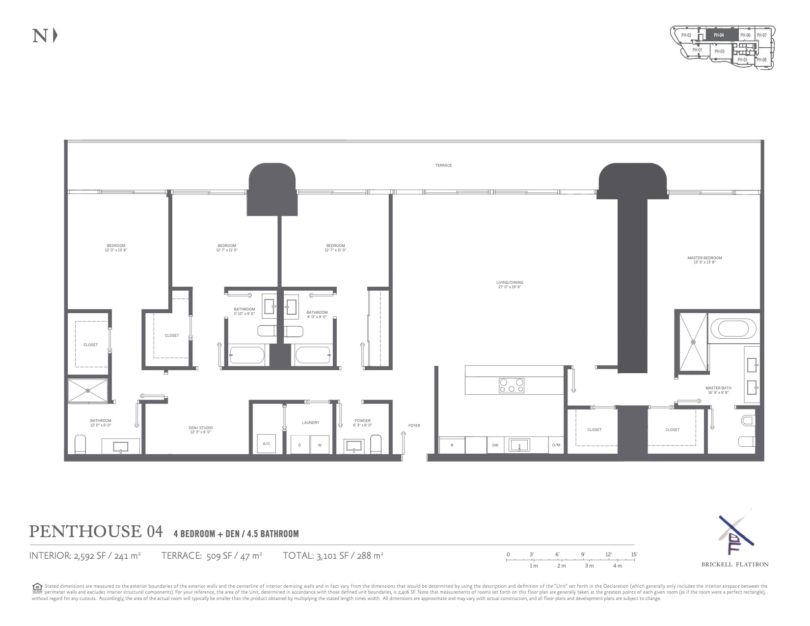 Brickell Flatiron Condos — Penthouse 04