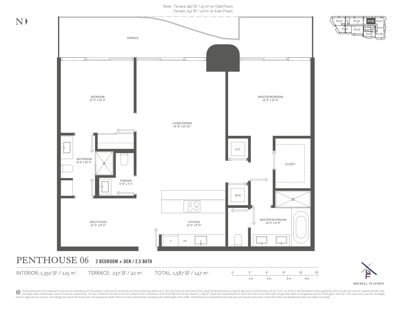 Brickell Flatiron Condos — Penthouse 06