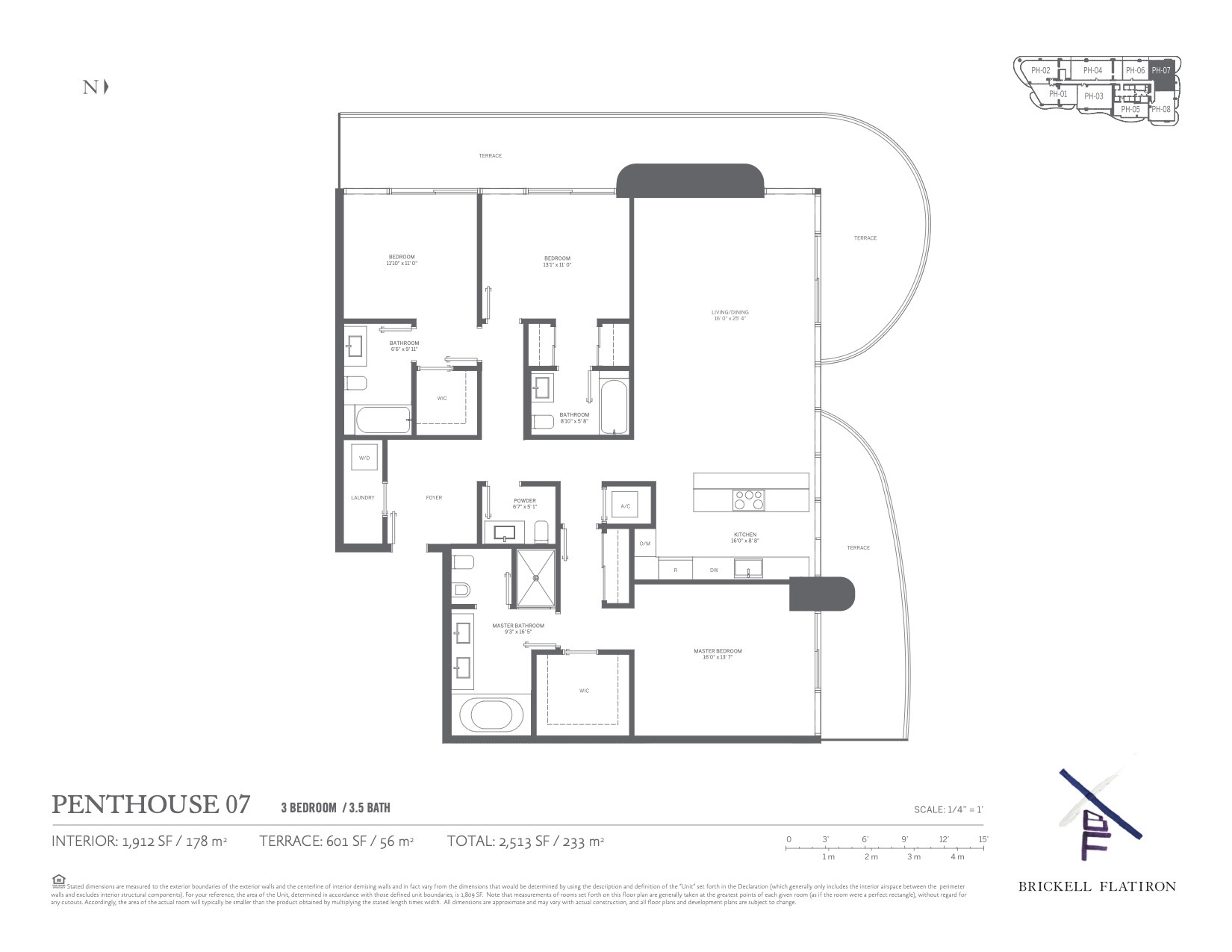 Brickell Flatiron Condos — Penthouse 07