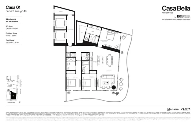 Casa Bella Downtown Miami — Casa 01