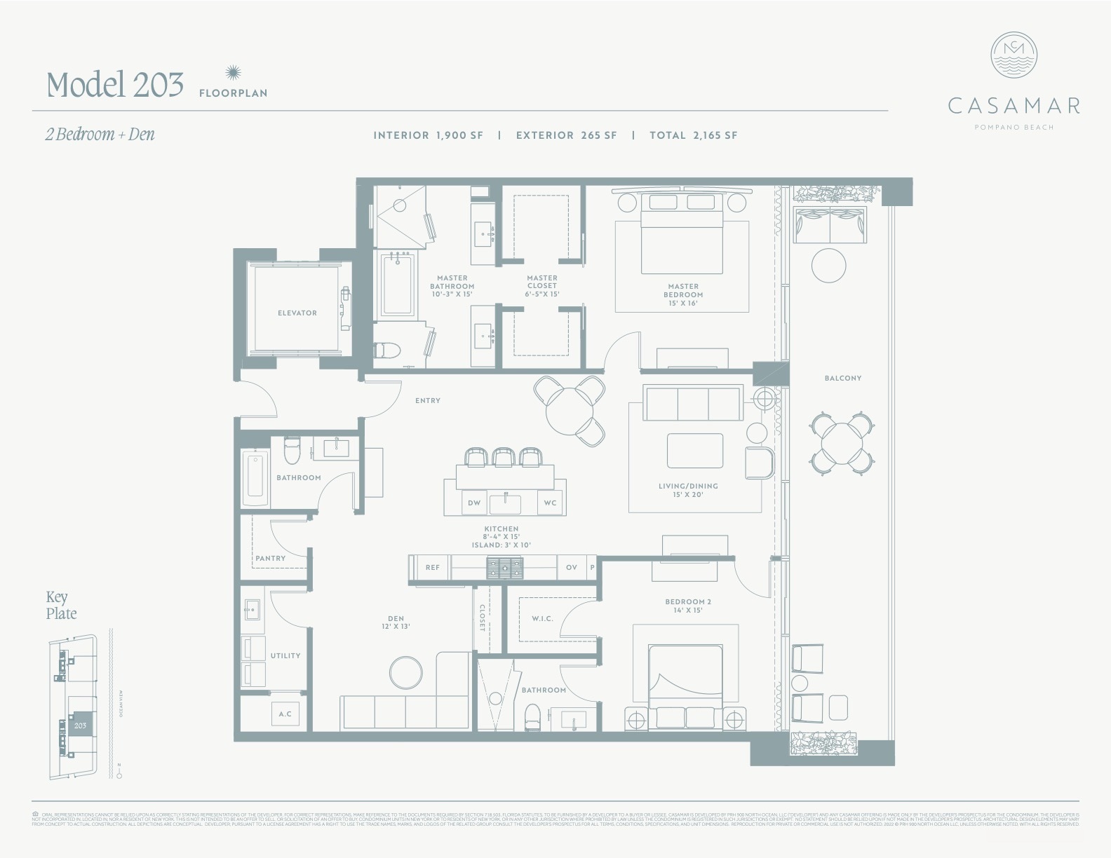 Casamar Pompano Beach Condos — Residence 203