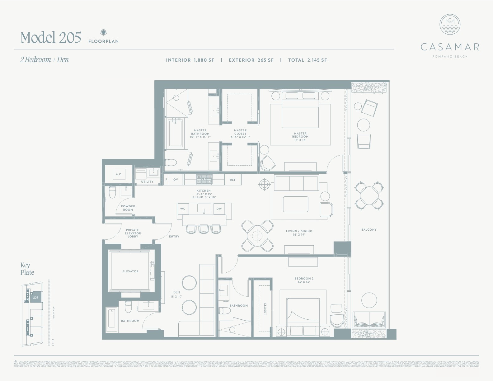 Casamar Pompano Beach Condos — Residence 205