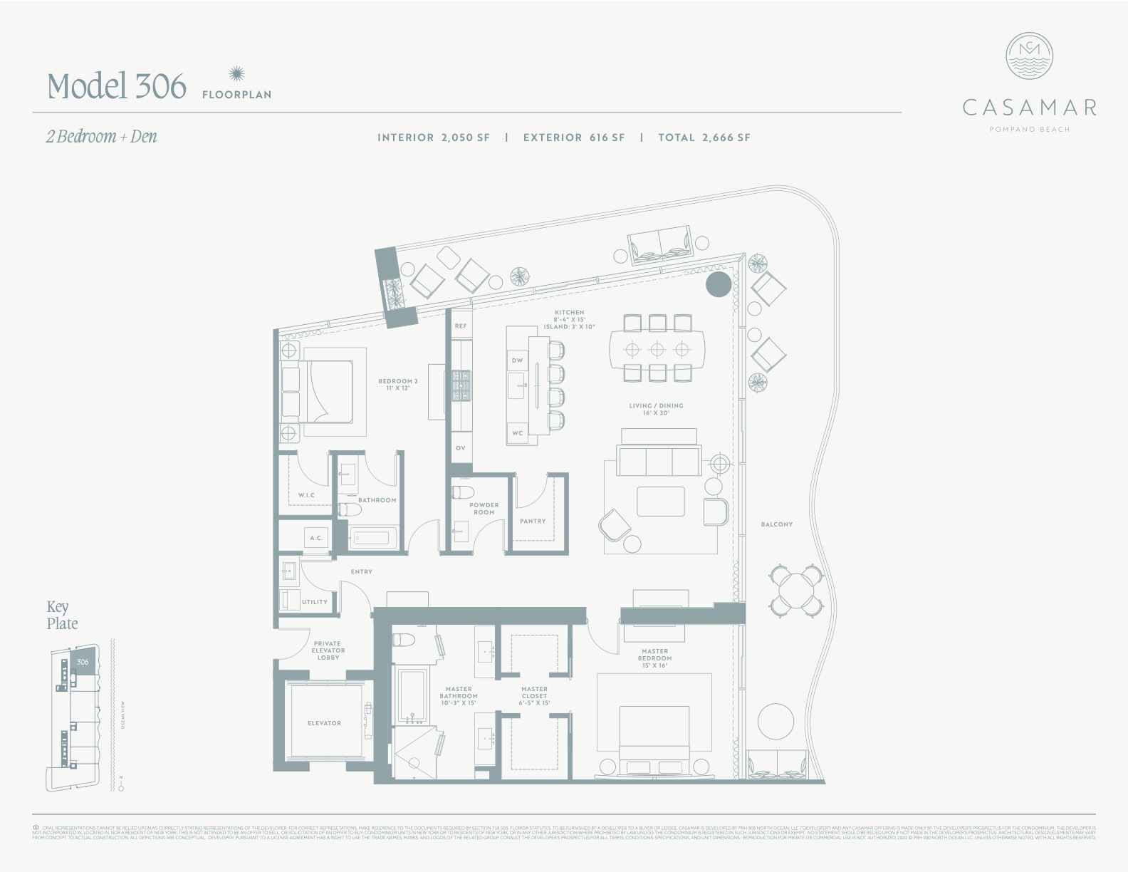 Casamar Pompano Beach Condos — Residence 306