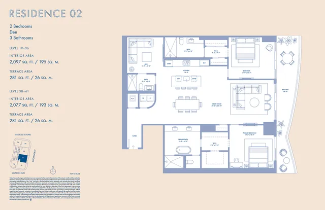 Cipriani Residences Miami — Residence 02 Levels 19-36