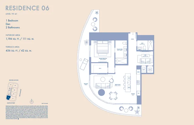 Cipriani Residences Miami — Residence 06 Levels 19-61