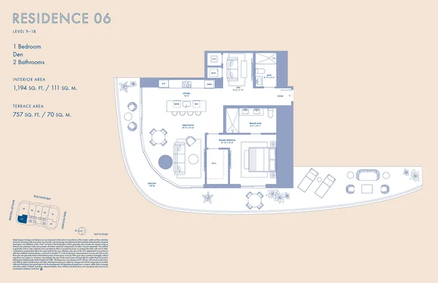 Cipriani Residences Miami — Residence 06 Levels 9-18