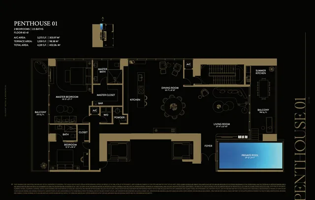 E11even Residences Miami — Penthouse 01