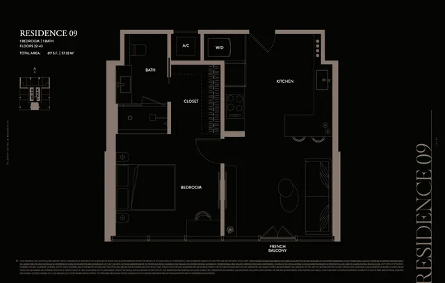 E11even Residences Miami — Residence 09