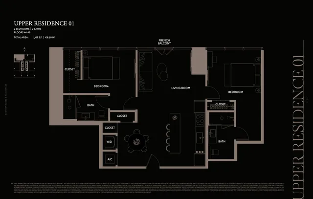 E11even Residences Miami — Upper Residence 01