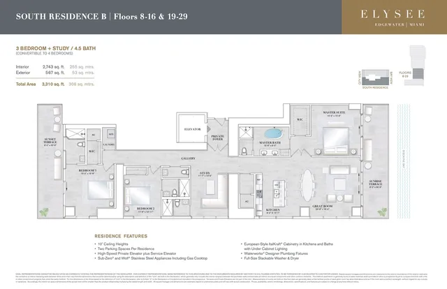 Elysee Miami — South Residence B
