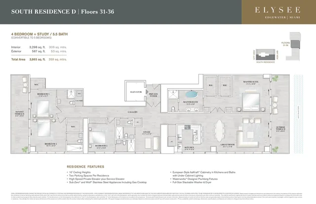 Elysee Miami — South Residence D