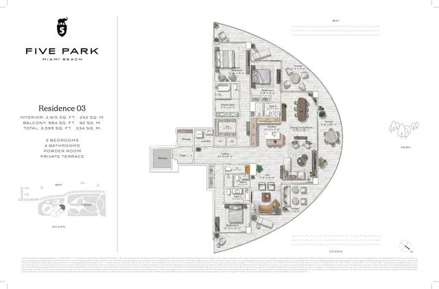 Five Park Residences Miami Beach — Residence 03