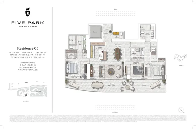 Five Park Residences Miami Beach — Residence 05