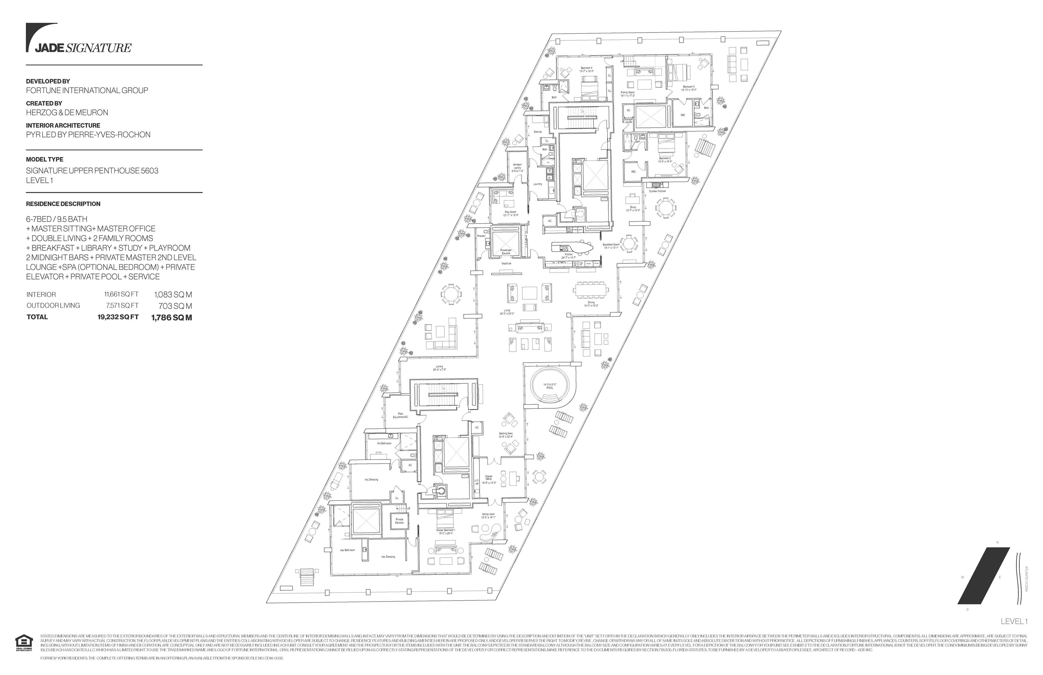 Jade Signature Sunny Isles — Signature Upper Penthouse 5603